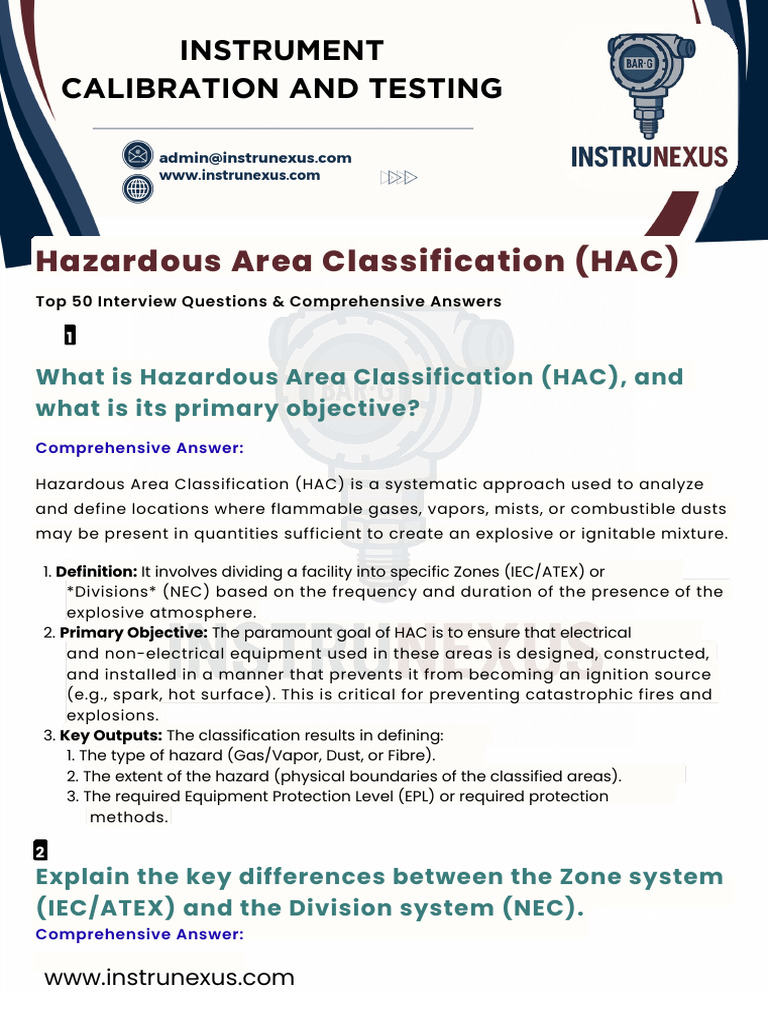 Hazardous Area Classification Overview | PDF | Energy Technology | Gases