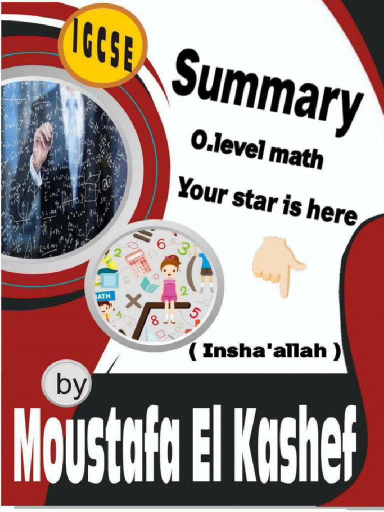 Math Classified Summary (Mostafa Al Kashif) | PDF
