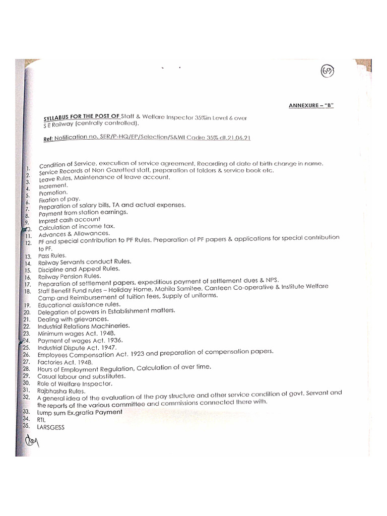 Swi Syllabus | PDF