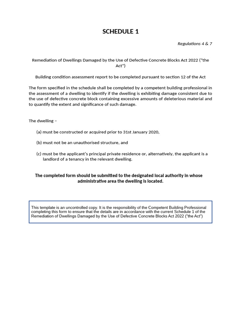 Building Condition Assessment Report Template 52383 | PDF | Window ...