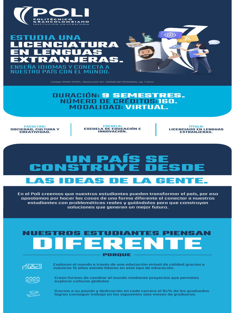 Licenciatura en Lenguas Extranjeras Online | PDF | Plan de estudios ...