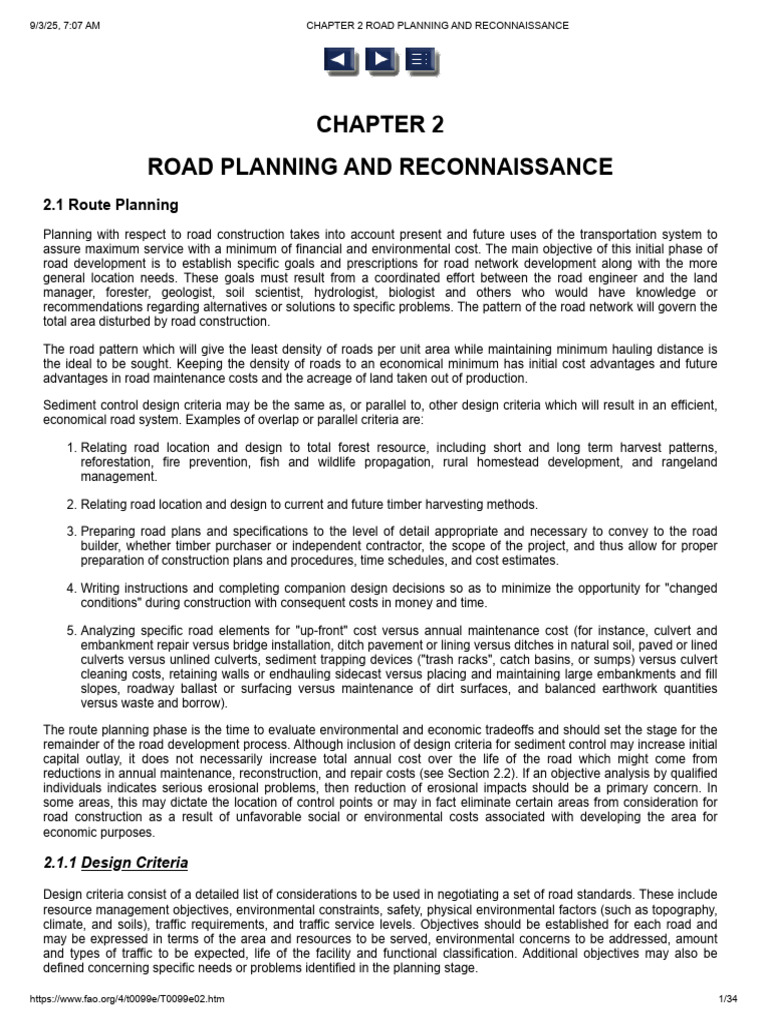 Road Planning and Design Criteria Guide | PDF | Road | Traffic