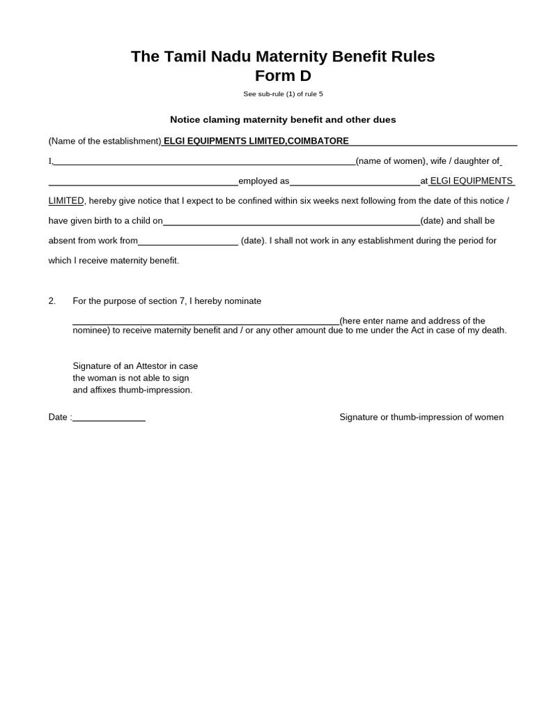 Form D | PDF