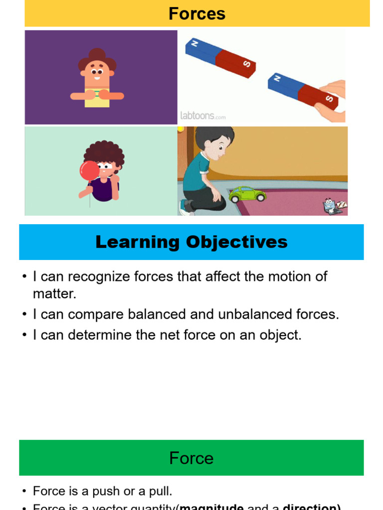 Understanding Forces and Motion | PDF