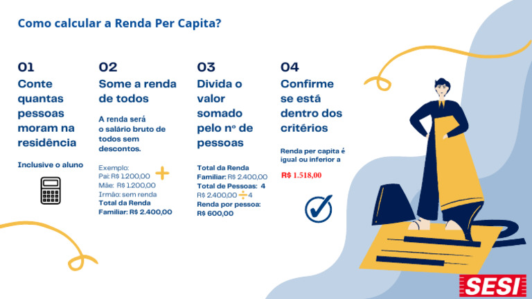 Como Calcular Renda Per Capita Fácil | PDF