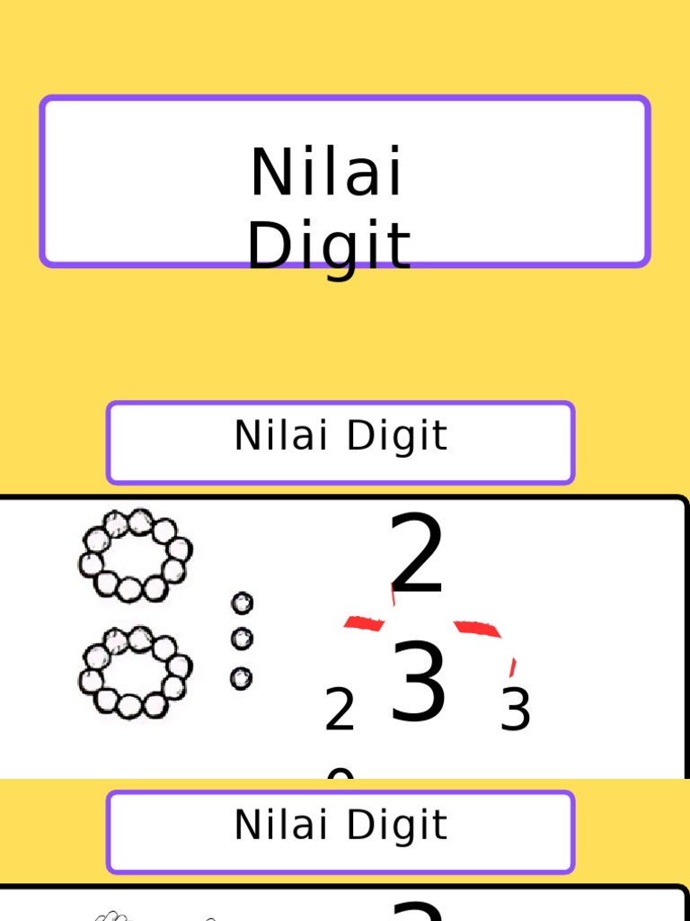 Panduan Menandai Nilai Digit dan Tempat | PDF