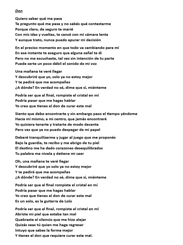 Letras de Canciones de Miranda | PDF | Amor | Espiritualidad