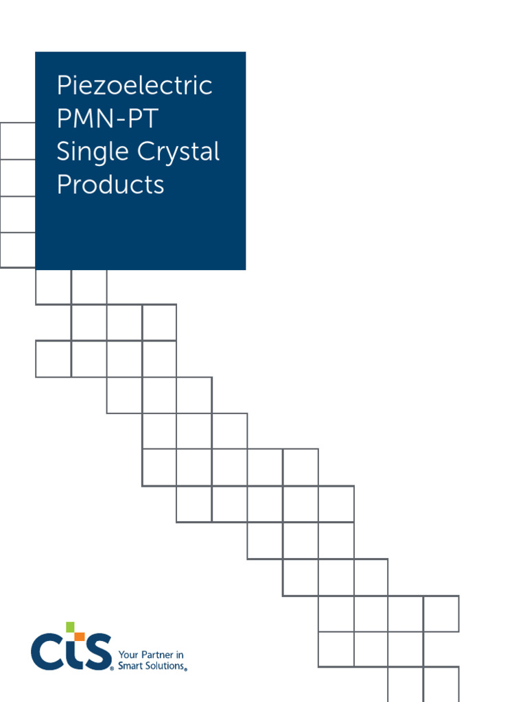 CTS Piezoelectric Single Crystal PMN PT Brochure | PDF ...
