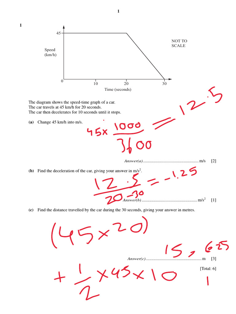 Speed and Distance Calculations | PDF | Speed | Velocity