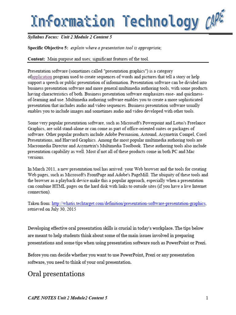 Effective Presentation Software Tips | PDF | Typefaces | Microsoft ...