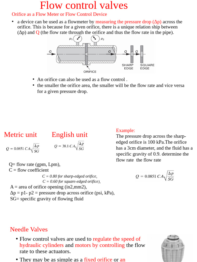 Chapter 3 FCV and Actuator | PDF | Flow Measurement | Valve