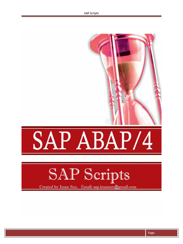 Understanding SAP Scripts and Layout Sets | PDF | Page Layout ...