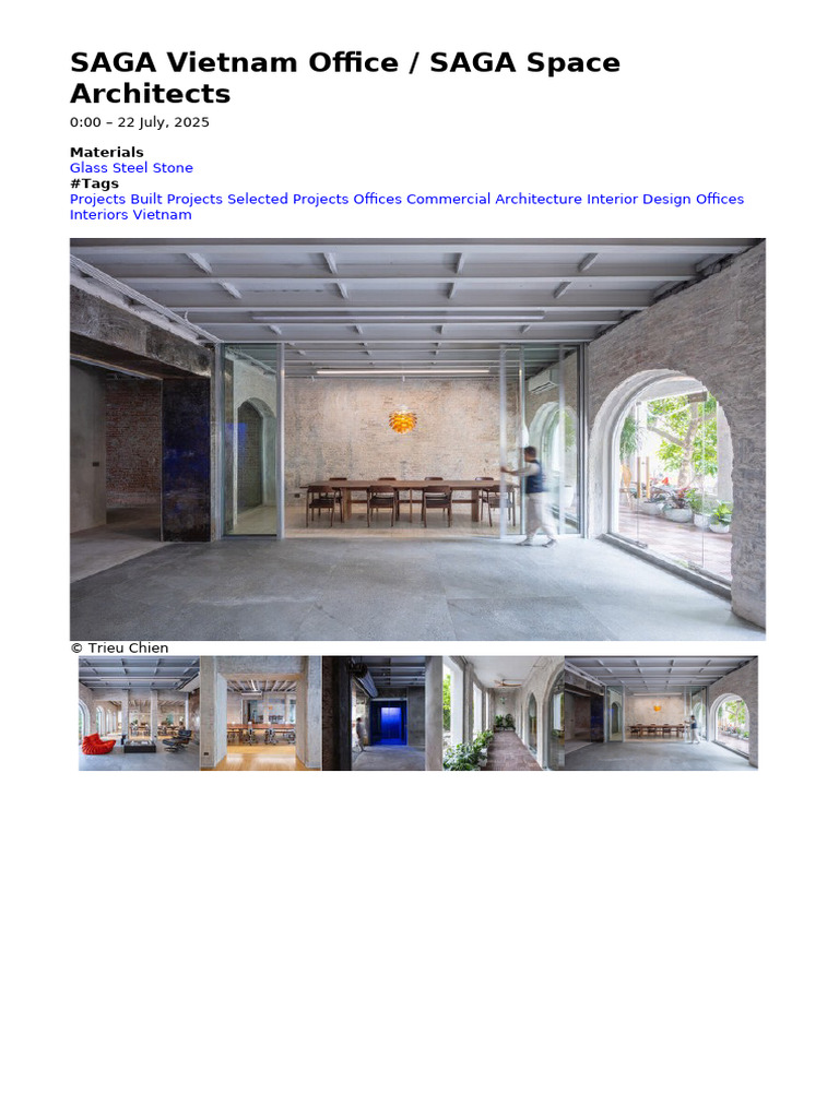 SAGA Vietnam Office, SAGA Space Architects (Viet Nam) | PDF | Vietnam ...