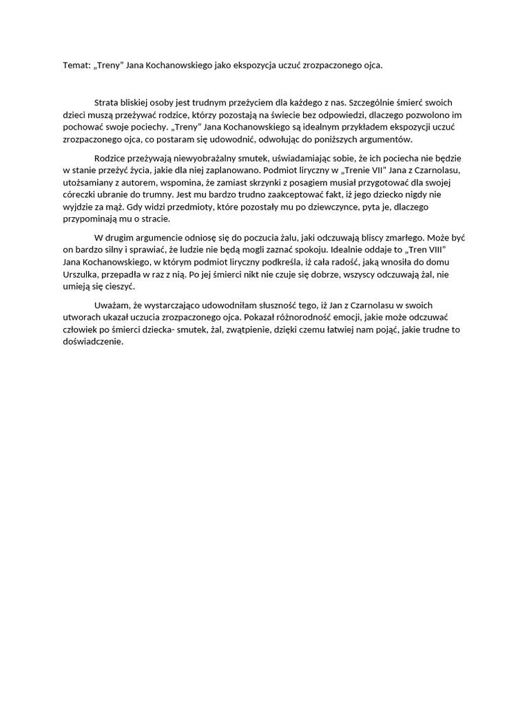Rozprawka | PDF