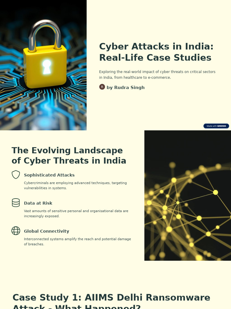 Cyber Attack Case Studies in India | PDF | Security | Computer Security
