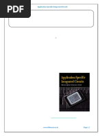 ASIC 1st Module NOTES | PDF | Integrated Circuit | Random Access Memory