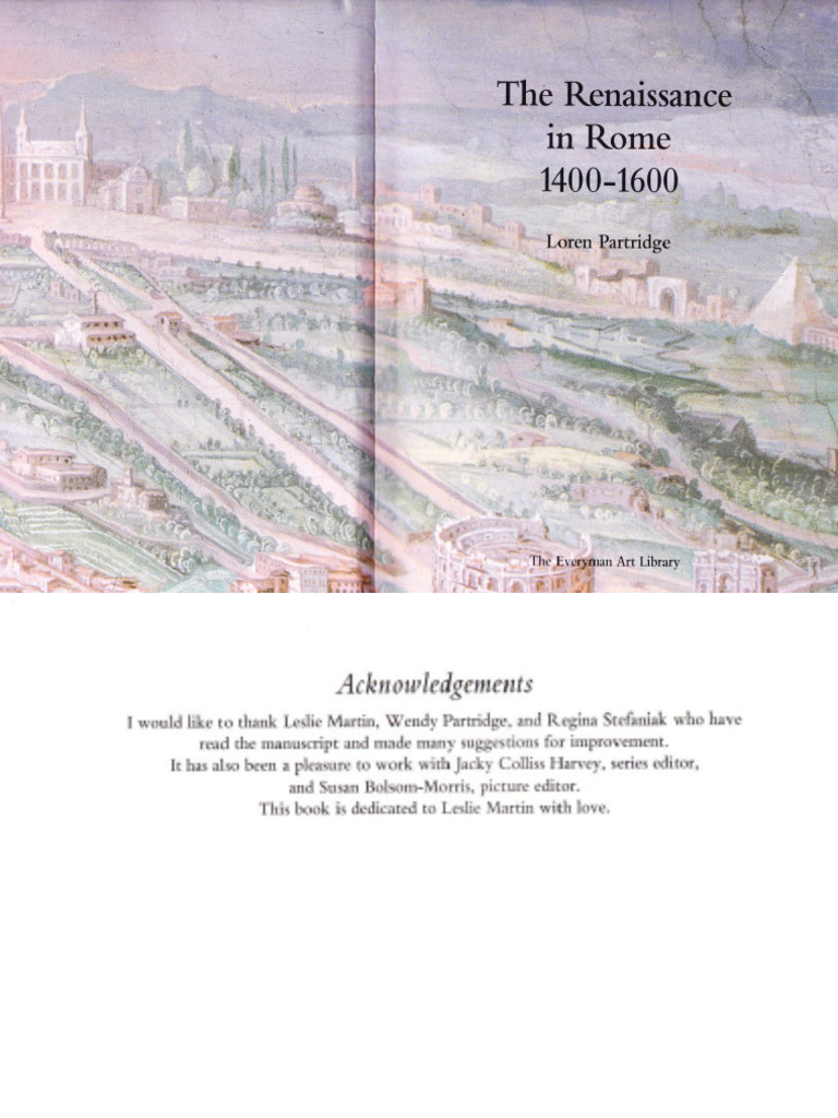 Renaissance in Rome | PDF
