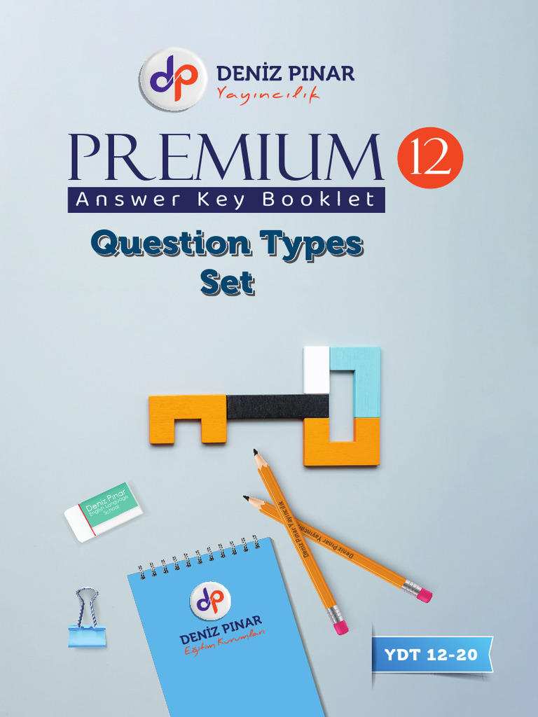 Premium 12-20 Question Types Set - Key | PDF