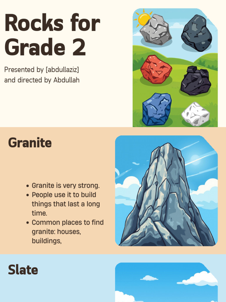 Rocks and Their Uses for Kids | PDF