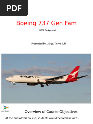Boeing 737 General Familiarization Guide | PDF | Aircraft Flight