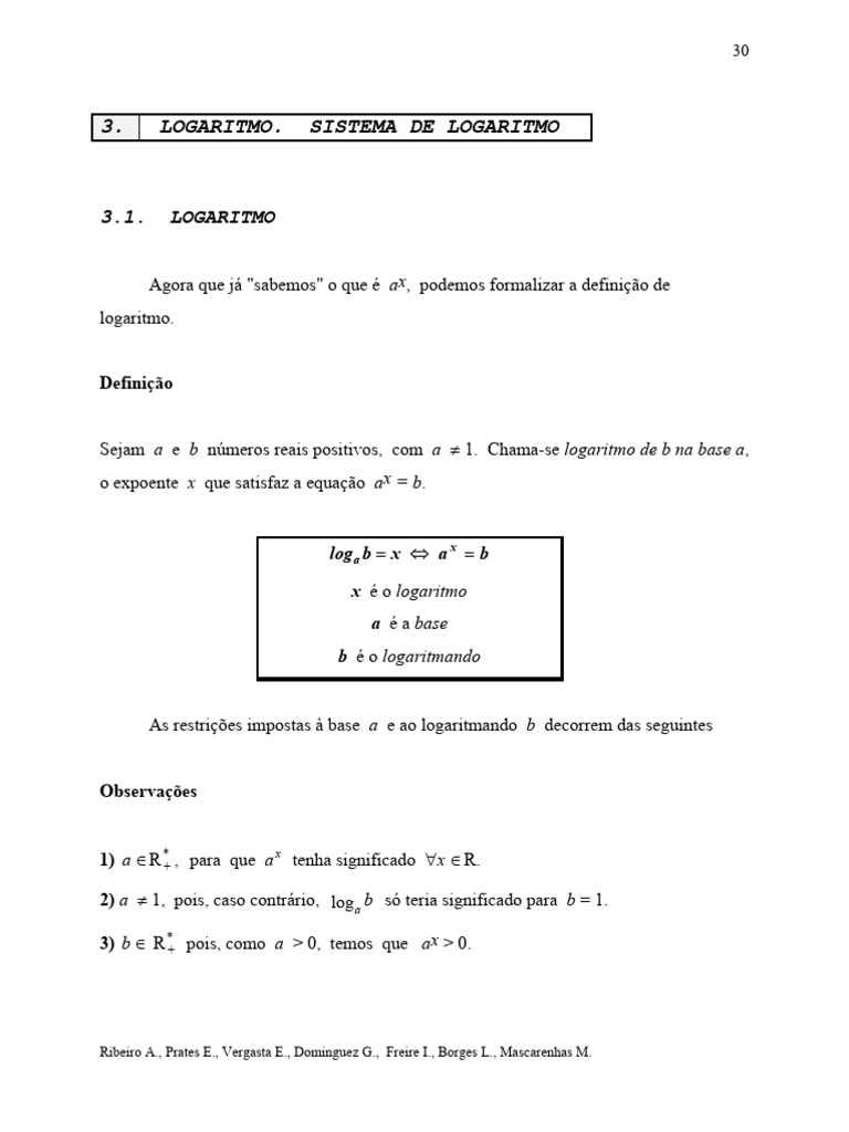 Microsoft Word - Log.doc | PDF | Logaritmo | Ph