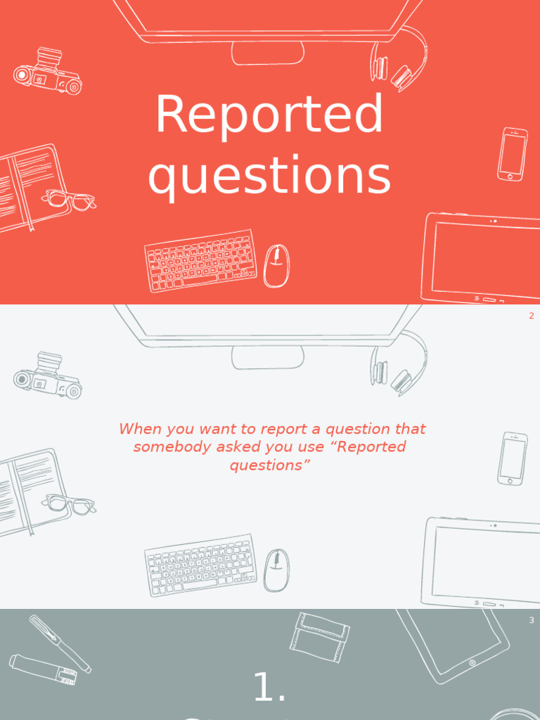 Understanding Reported Questions in English | PDF