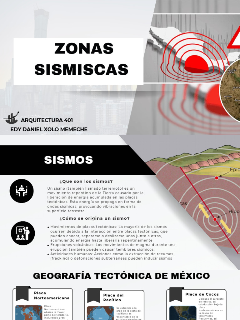 Zonas sísmicas en México y sus causas | PDF | Temblores | Estructura de ...