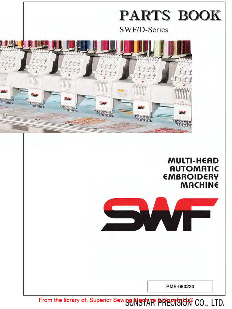 SWF D-Series Multi-Head Parts List | PDF | Screw | Nut (Hardware)