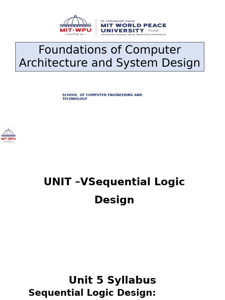 Sequential Logic Design Fundamentals | PDF | Digital Technology ...