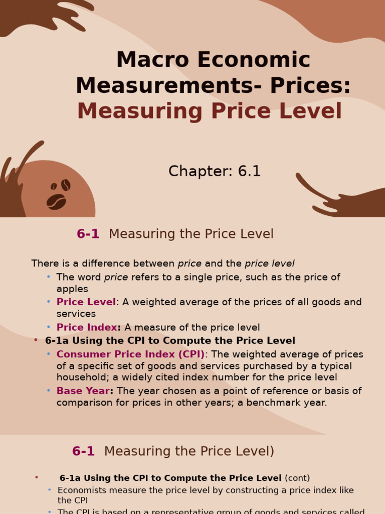 Measuring Price Levels and CPI Explained | PDF | Consumer Price Index ...