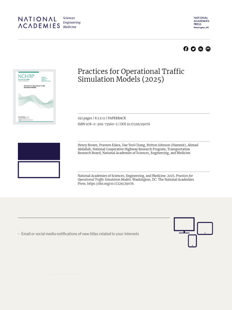 Traffic Simulation Model Practices Guide | PDF | Traffic | Simulation