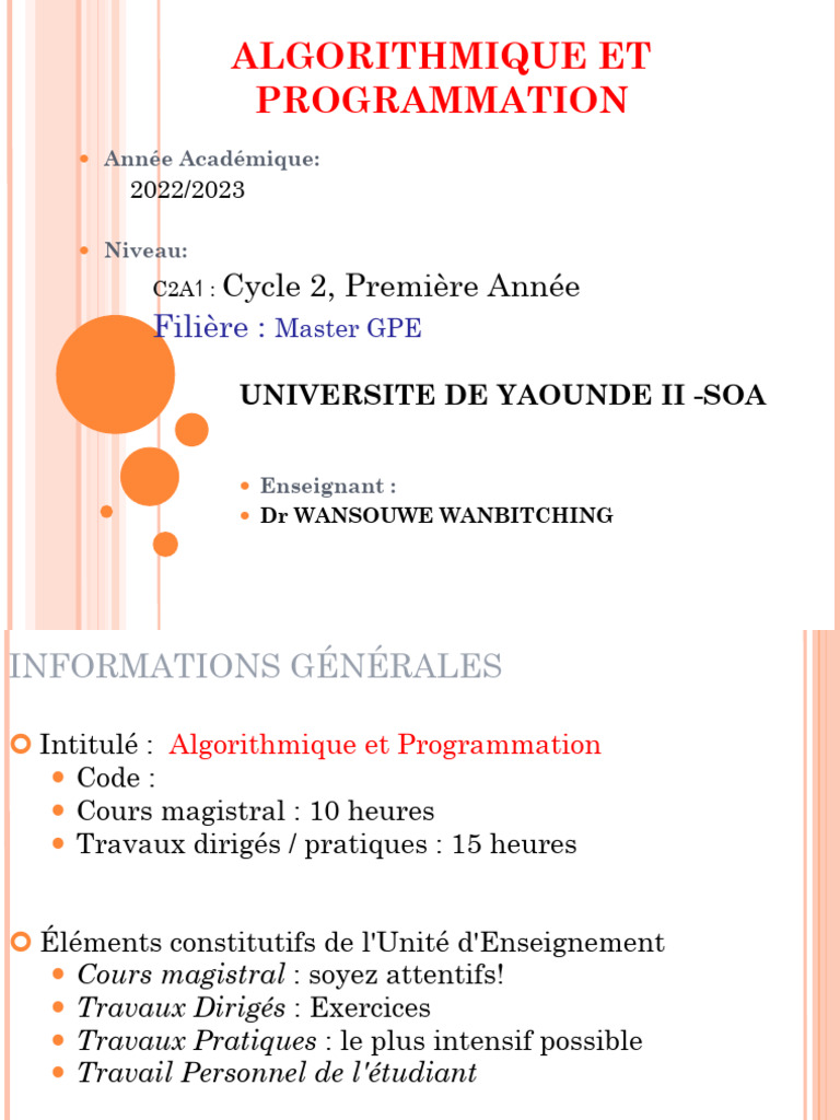 Algorithmique et Programmation en Python | PDF | Compilateur | Python ...