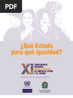 Que Estado Para Que Igualdad