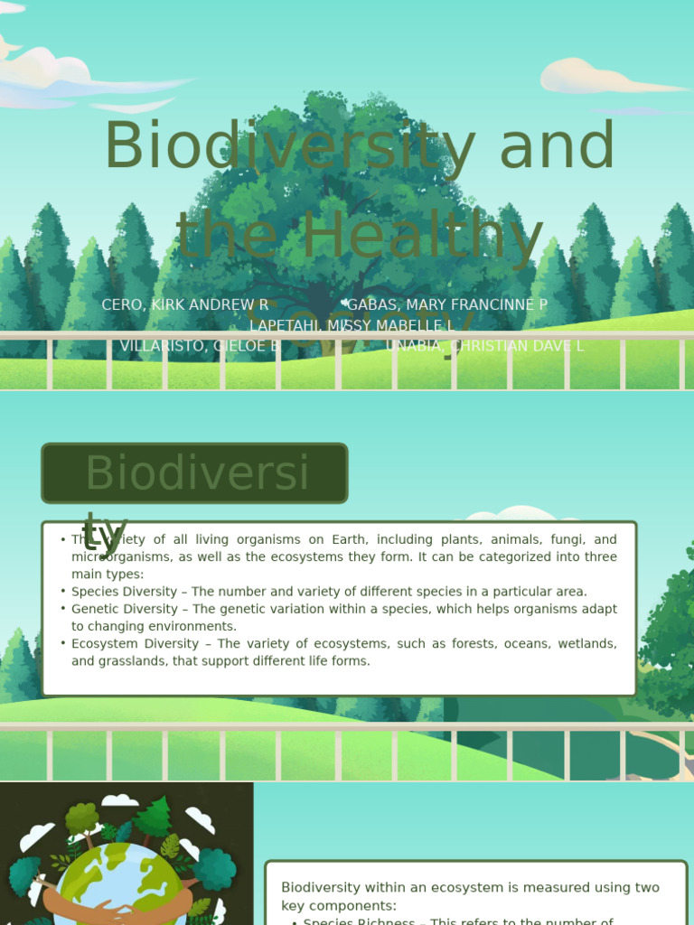 Understanding Biodiversity's Importance | PDF | Biodiversity | Ecosystem