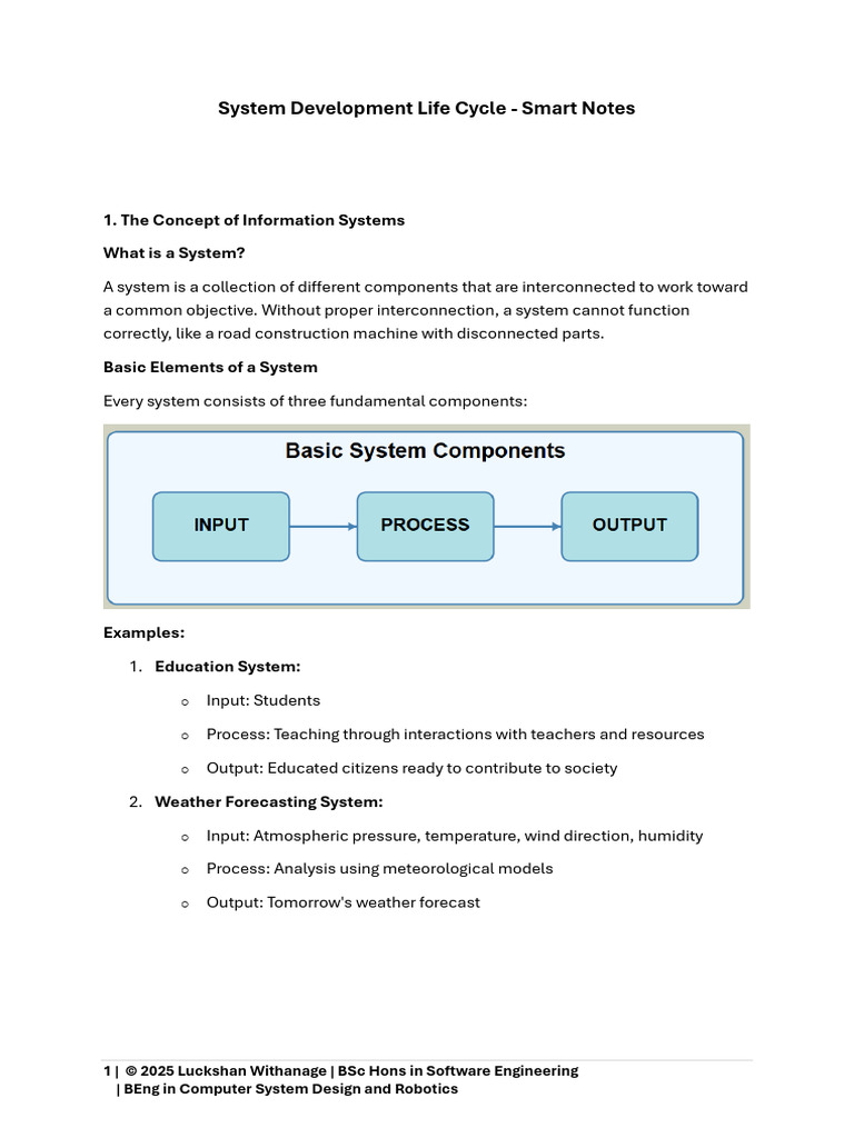 System Development Life Cycle Overview | PDF | Software Development ...