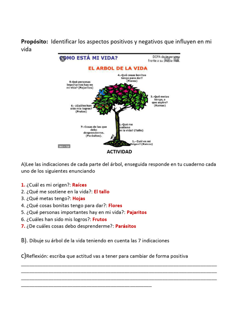 El Arbol de Mi Vida | PDF