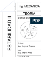 Discos de rotación: contenidos y ecuaciones para tensiones principales