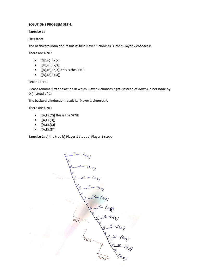 Solutions Problem Sets 4 and 5 | PDF | Retail | Mathematical Economics
