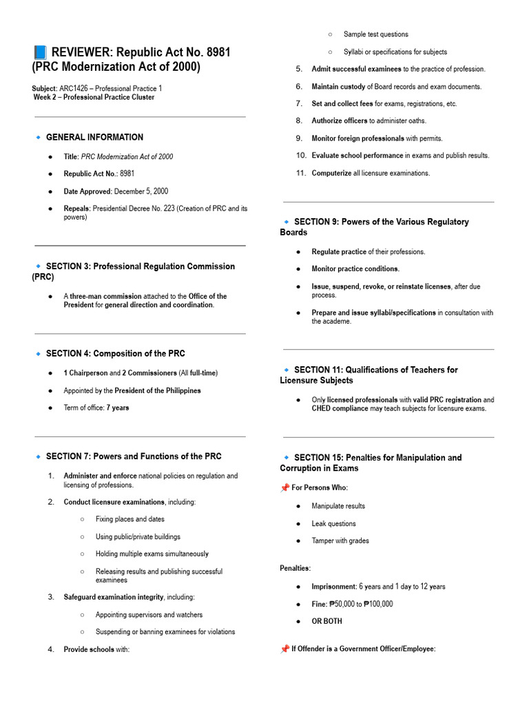 PRC Modernization Act Overview | PDF | Ventilation (Architecture ...