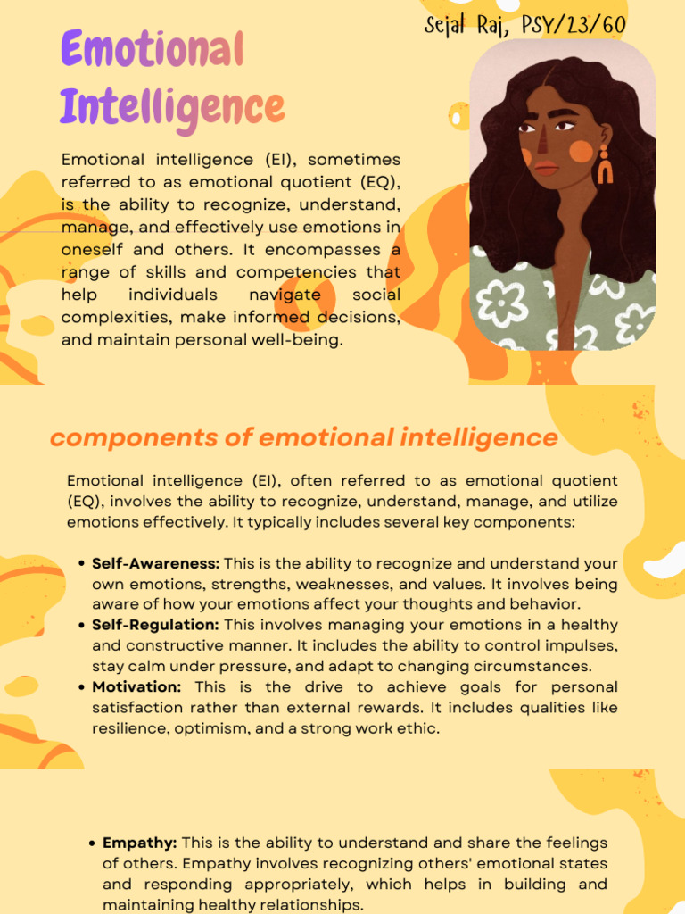 Understanding Emotional Intelligence Components | PDF