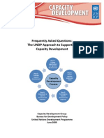 UNDP Frequently Asked Questions On Capacity Development June 2009 With Bookmarks