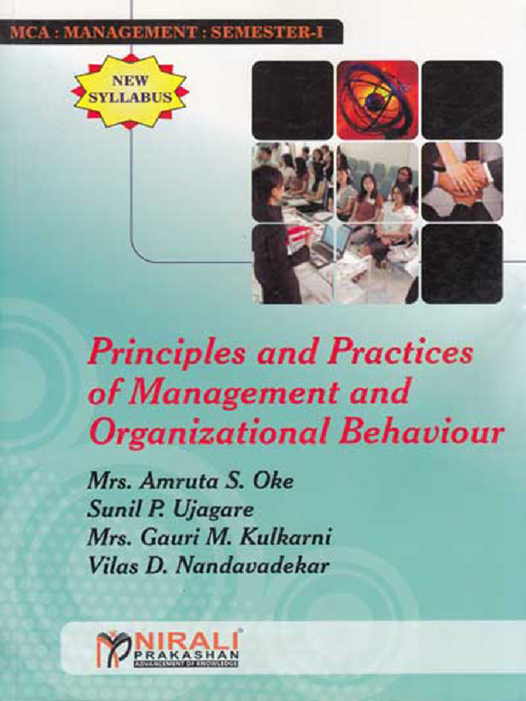 Management Principles for MCA Students | PDF | Leadership | Goal