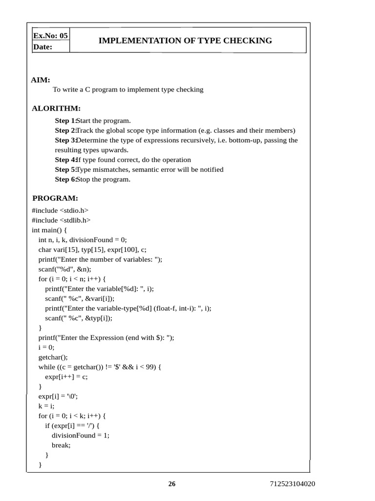 c-program-for-type-checking-implementation-pdf