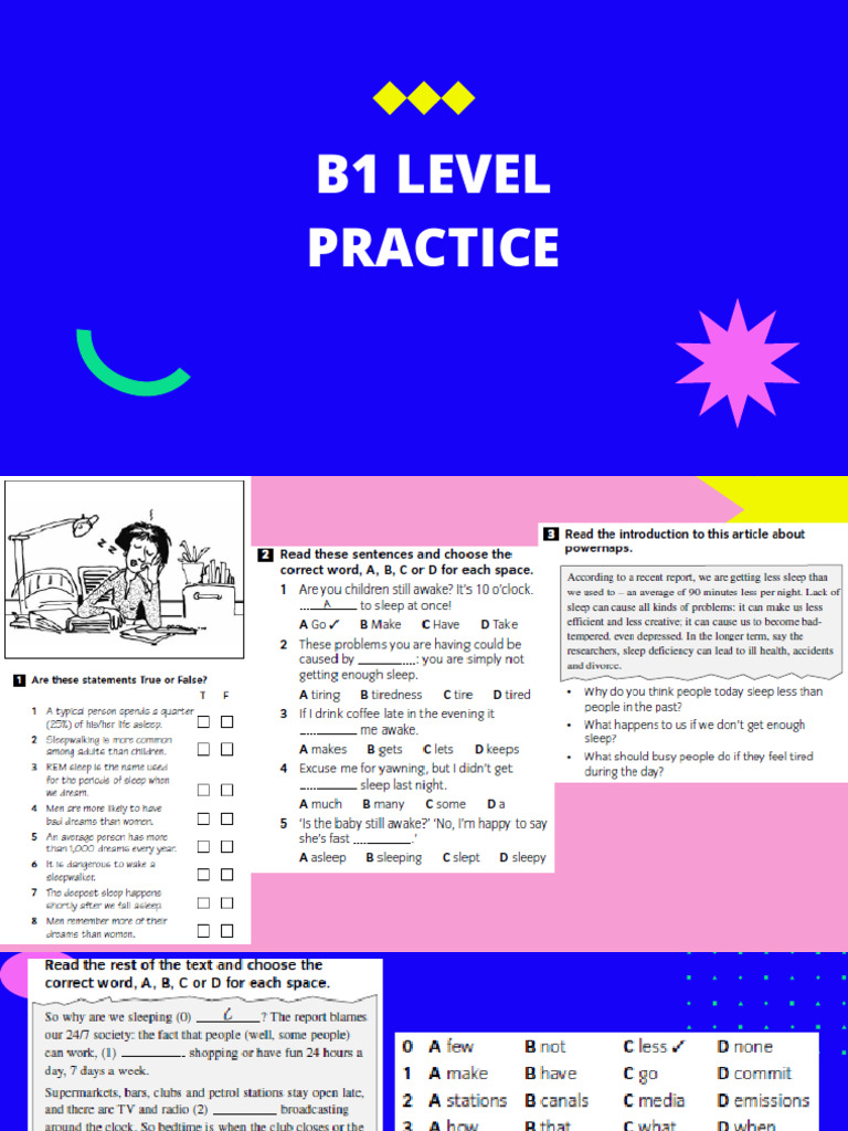 b1 Level Practice | PDF