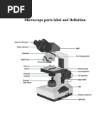 Labeled Diagram of a Compound Microscope | PDF
