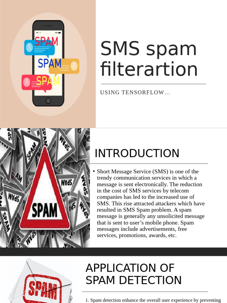 SMS Spam Filterartion Formal PPT - Project.1111 | PDF
