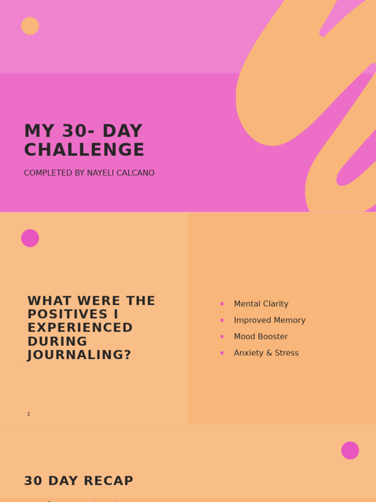 30 Day Challenge | PDF