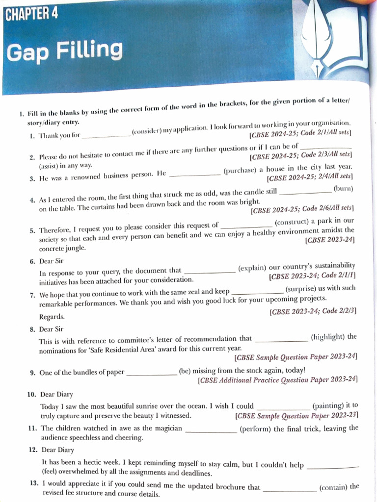 Grammar Revision Class 10 | PDF