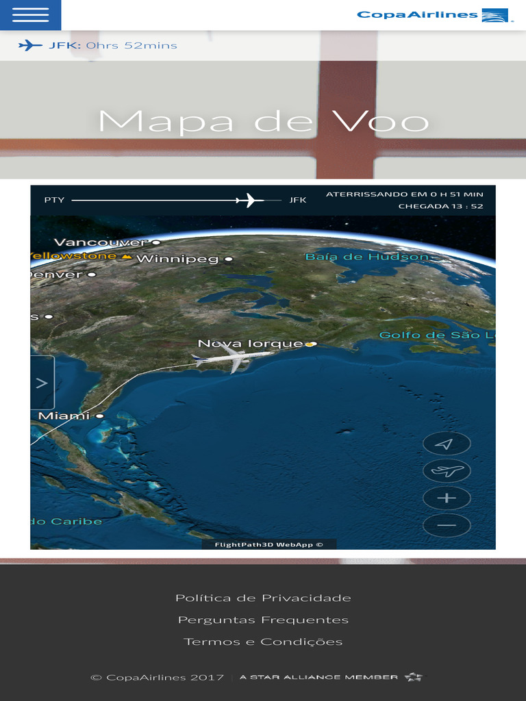 Mapa de Rotas da Copa Airlines | PDF
