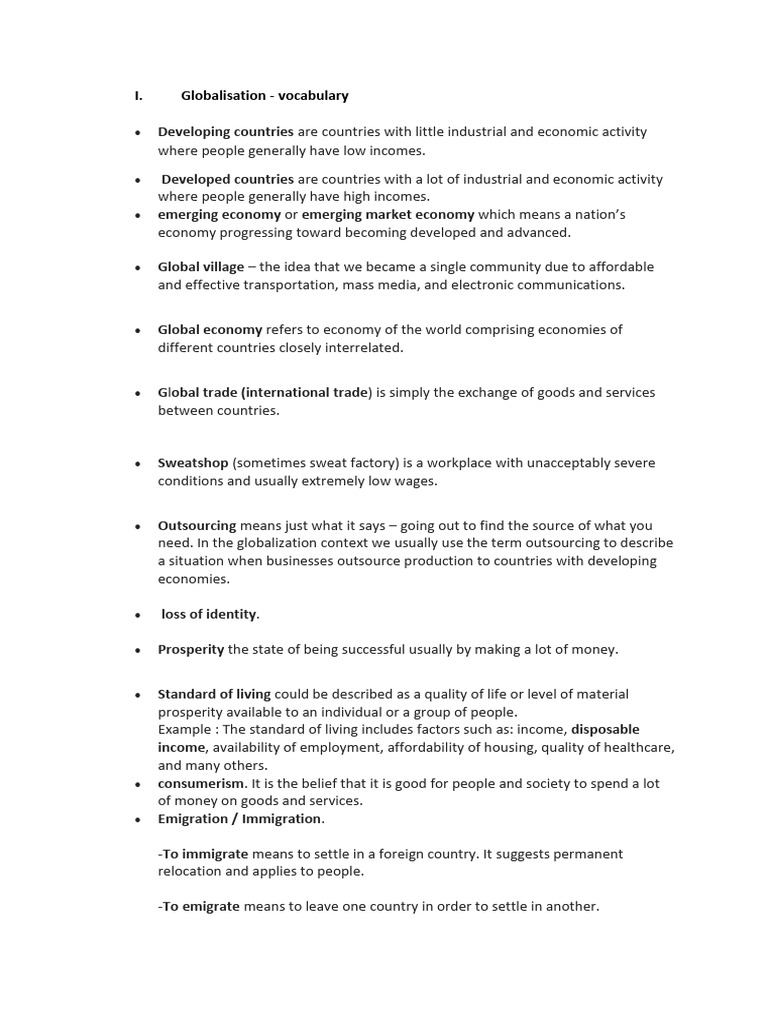 Globalisation Explained | PDF | Globalization | Free Trade